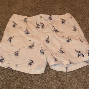 Drawstring waist Polo Ralph Lauren pattern shorts